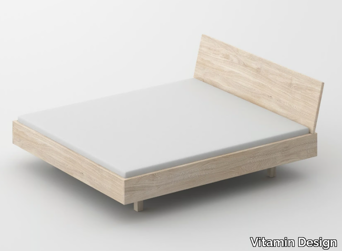 QUADRA SOFT - Solid wood double bed _ Vitamin Design