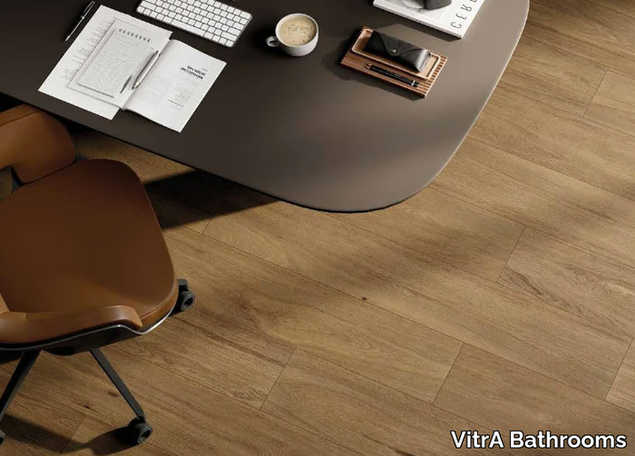 WOODART - Porcelain wall/floor tiles with wood effect _ VitrA Bathrooms