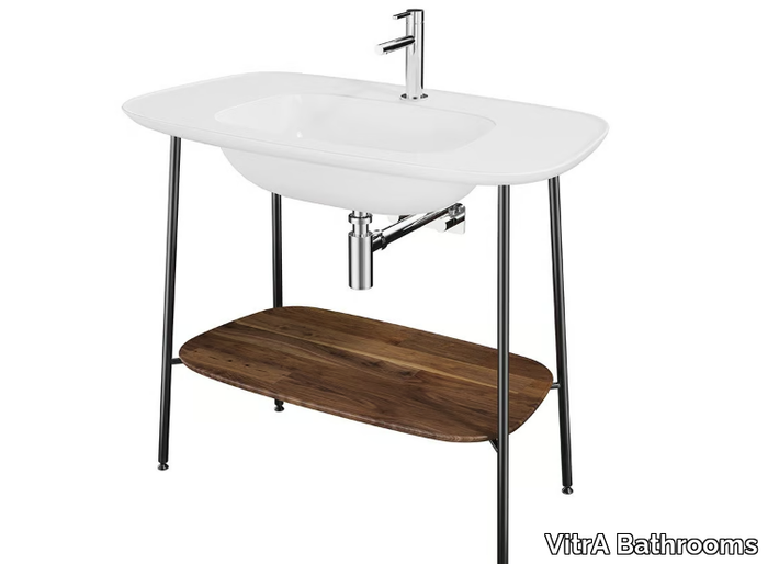 PLURAL - Console ceramic washbasin _ VitrA Bathrooms