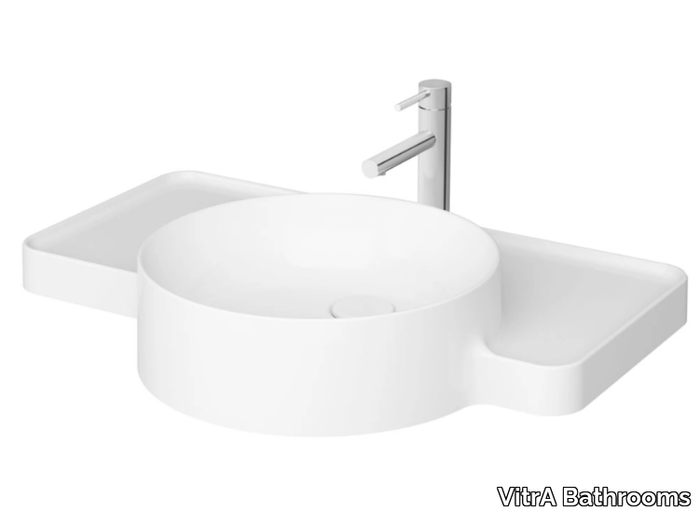 VOYAGE - Wall-mounted single ceramic washbasin _ VitrA Bathrooms