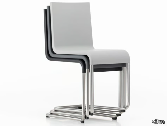 .05 - Cantilever stackable polyurethane chair _ Vitra