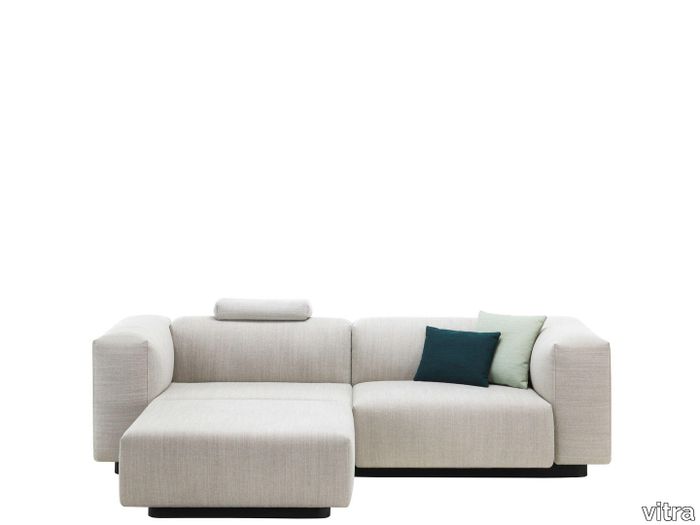 Soft Modular Sofa Two-seater, Chaise Longue