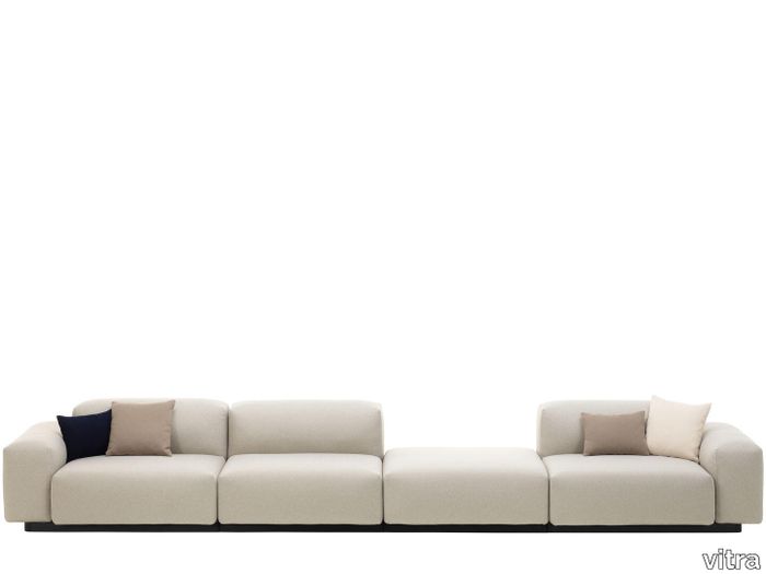 Soft Modular Sofa four-seater, platform