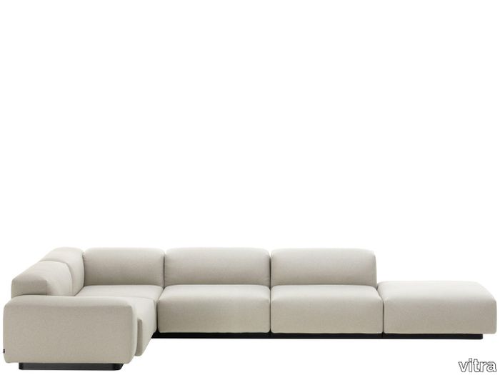 Soft Modular Sofa Four-seater, corner element, platform