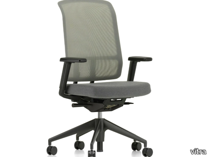 AM CHAIR - Swivel mesh office chair with armrests _ Vitra