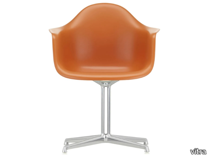 DAL - With 4-spoke base polypropylene chair with armrests _ Vitra