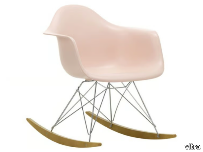 RAR - Rocking polypropylene chair with armrests _ Vitra