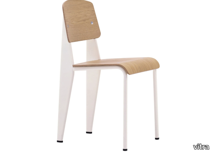 STANDARD - Steel and wood chair _ Vitra