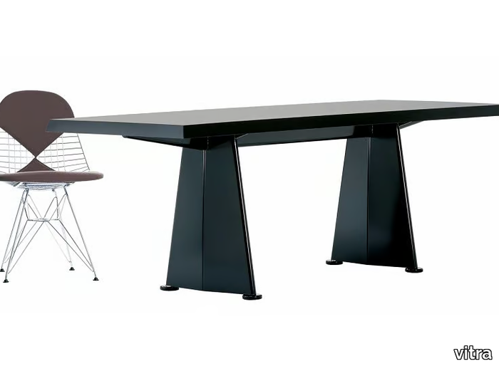 TRAPÈZE - Rectangular steel table _ Vitra