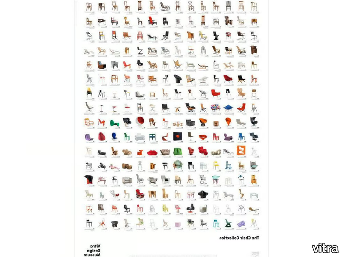 CHAIR COLLECTION POSTER - Print on paper _ Vitra