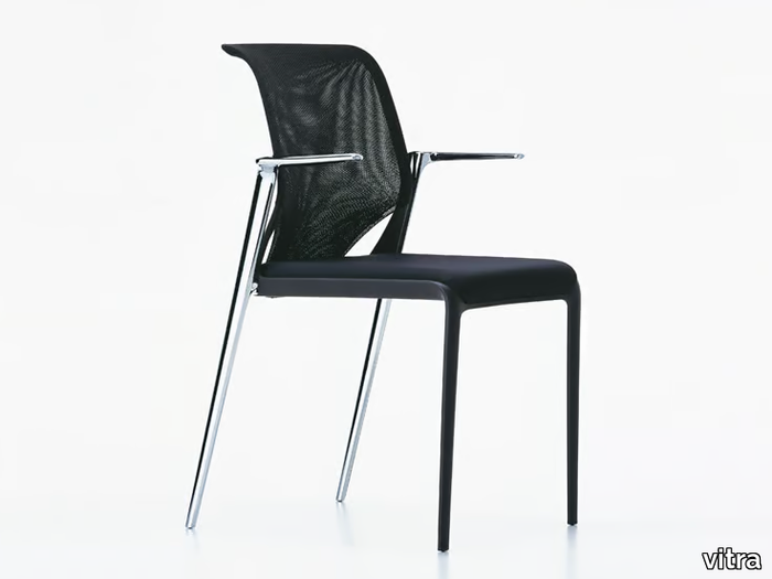 MEDASLIM - Mesh training chair with armrests _ Vitra