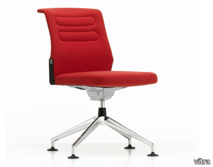 AC 5 MEET - Swivel upholstered fabric office chair with 4-Spoke base _ Vitra