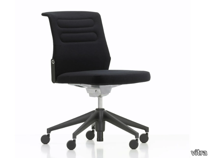 AC 5 STUDIO - Swivel fabric office chair with castors with 5-Spoke base _ Vitra