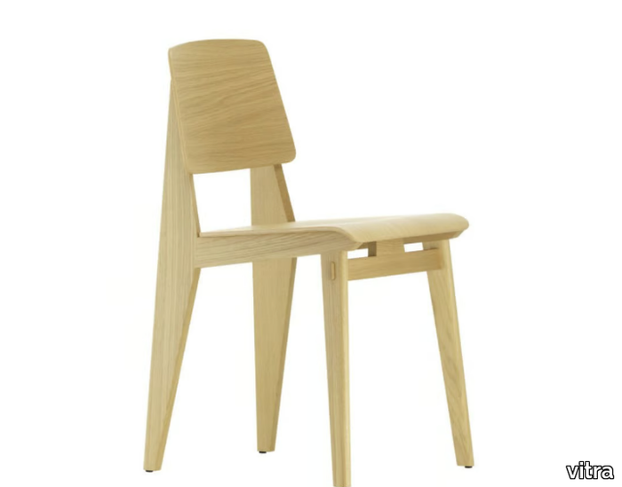 CHAISE TOUT BOIS - Oak chair open back _ Vitra