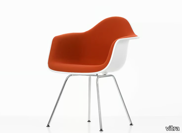 DAX - Upholstered fabric chair with armrests _ Vitra