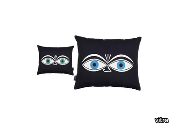 GRAPHIC PRINT EYES - Rectangular cotton cushion _ Vitra