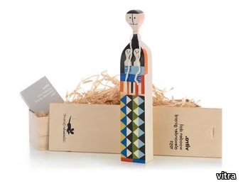 WOODEN DOLL N.5 - Wooden sculpture _ Vitra