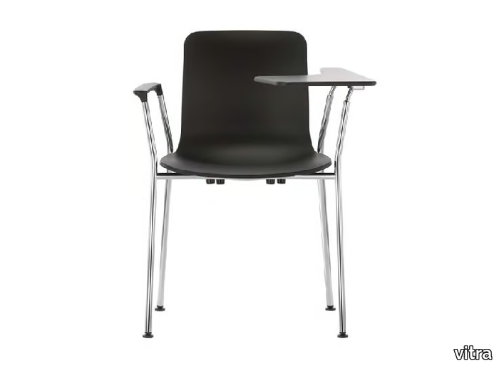 HAL RE TUBE WRITING TABLET - Stackable training chair with writing tablet _ Vitra