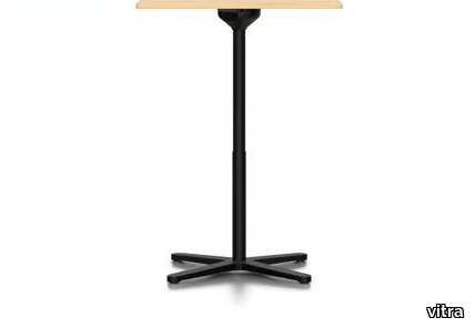 SUPER FOLD TABLE HIGH - Square drop-leaf melamine high table _ Vitra