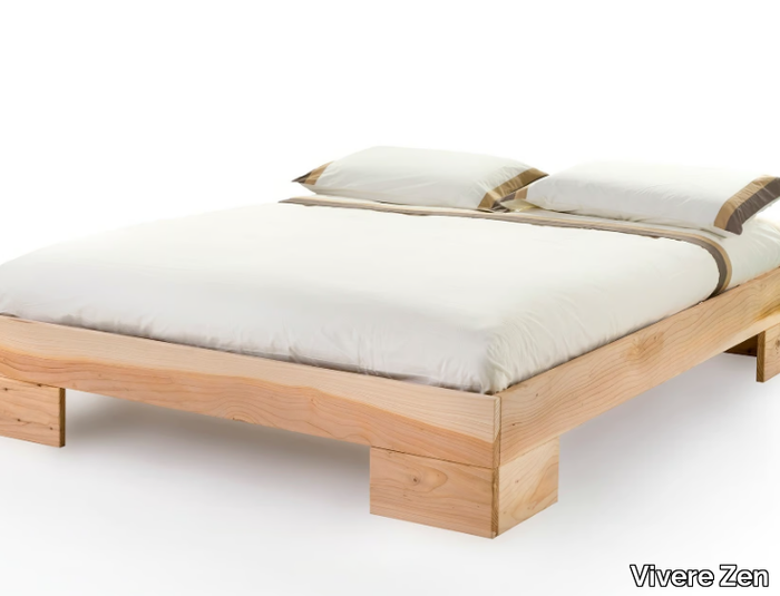 CELIDONIA - Solid wood double bed _ Vivere Zen