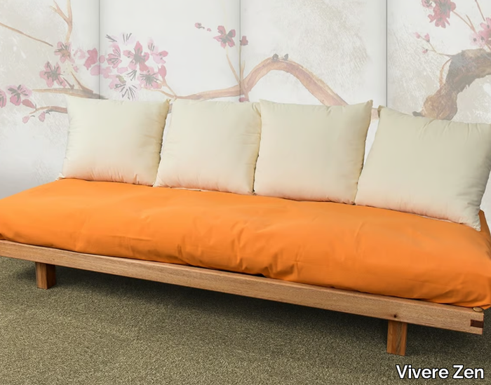 BIO WOOD - Japanese style solid wood sofa _ Vivere Zen