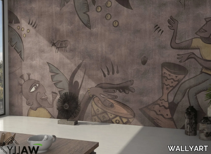 AFRICANISM - Washable wallpaper _ WALLYART