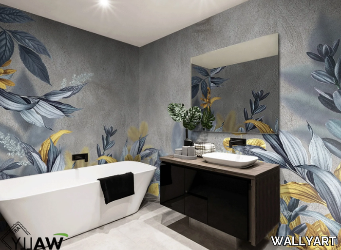 BAUSTELLE - Washable nonwoven wallpaper _ WALLYART