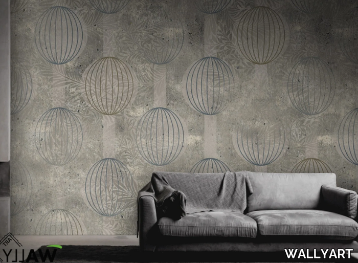 RING - Motif fire retardant washable wallpaper _ WALLYART