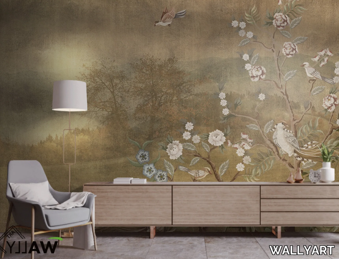 FLORENCE - Washable nonwoven wallpaper _ WALLYART