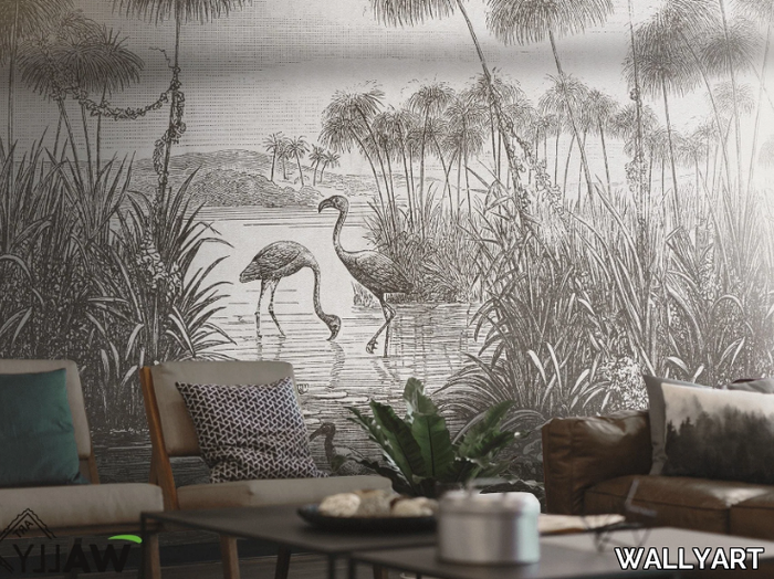 SWAMI - Washable nonwoven wallpaper _ WALLYART