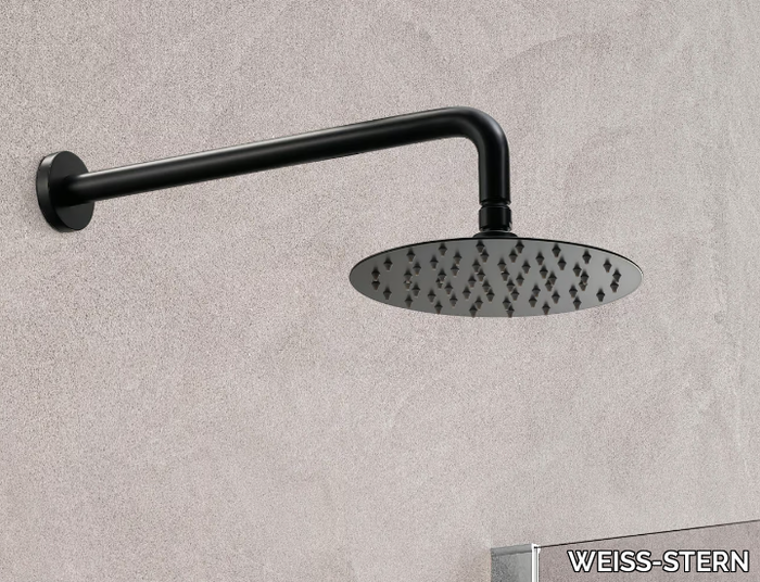 658.23 - Wall-mounted round overhead shower with arm _ WEISS-STERN