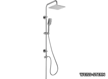 ANDROS - Wall-mounted shower panel with hand shower _ WEISS-STERN