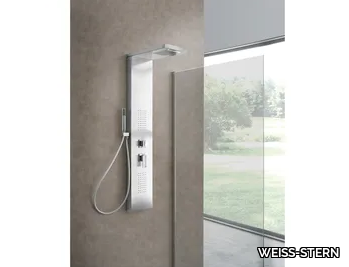 AGATA - Wall-mounted shower panel with hand shower _ WEISS-STERN