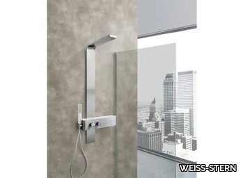 MONTE ROSA - Wall-mounted shower panel with hand shower _ WEISS-STERN