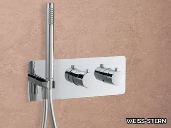 MIX - Thermostatic shower mixer with hand shower _ WEISS-STERN