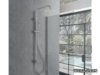 PECHINO - Wall-mounted shower panel with hand shower _ WEISS-STERN