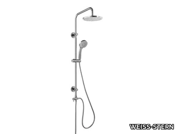 TINOS - Wall-mounted shower panel with hand shower _ WEISS-STERN