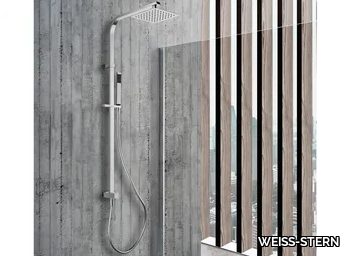 VIENNA - Wall-mounted shower panel with hand shower _ WEISS-STERN