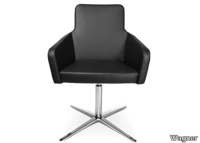 W-CUBE 1 C - Swivel with 4-spoke base easy chair _ Wagner