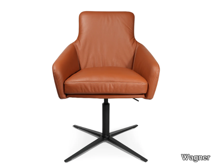 W-CUBE 1 CFL - Swivel with 4-spoke base easy chair _ Wagner