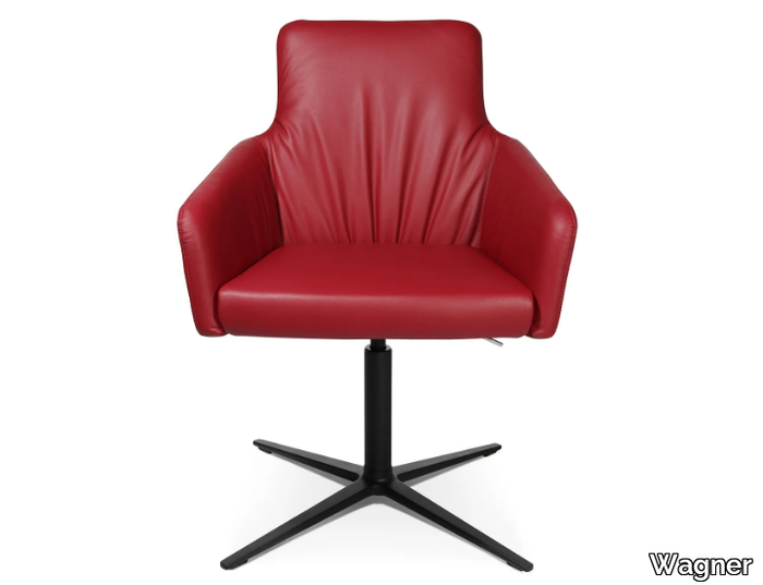 W-CUBE 1 CL - Swivel with 4-spoke base easy chair _ Wagner