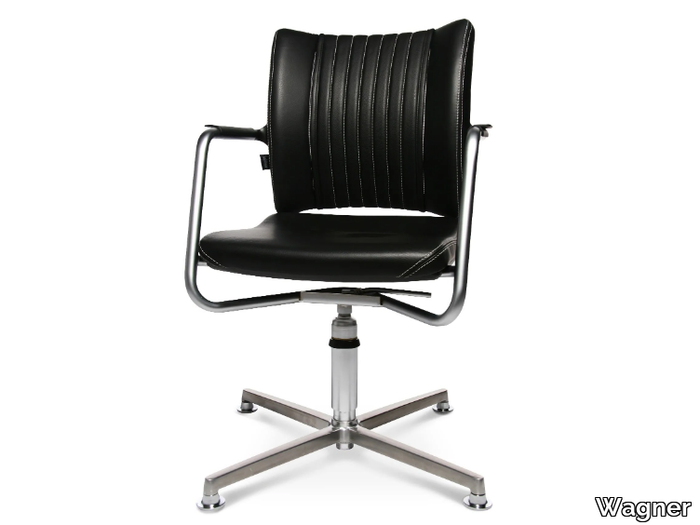 TITAN LIMITED S COMFORT 3D VISIT - Swivel with 4-spoke base chair with armrests _ Wagner