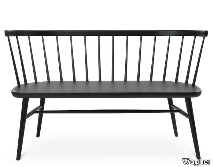 W-1960 - Wooden bench with back _ Wagner