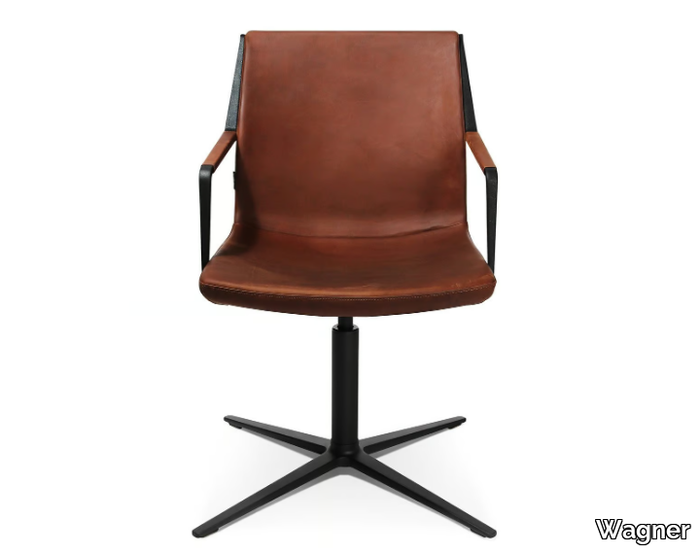 W-CUBE 3 - Swivel with 4-spoke base easy chair _ Wagner