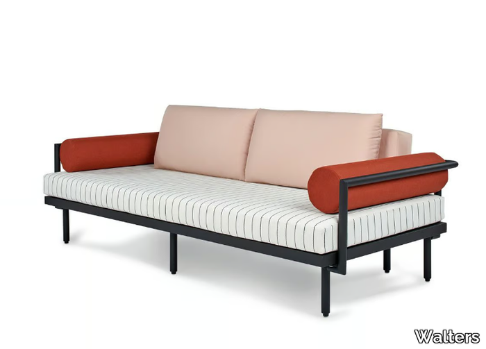 AVENUE - 3 seater fabric garden sofa _ Walters