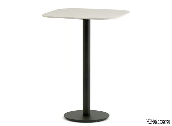 DESTIN - Square ceramic high table _ Walters