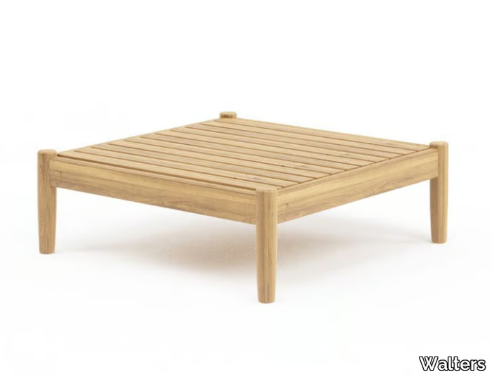 GEORGICA - Square teak coffee table _ Walters