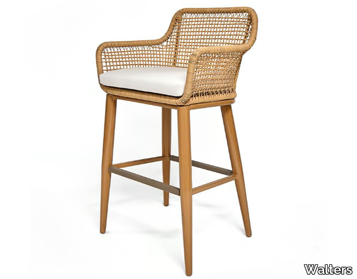 ITALIA - Barstool with armrests _ Walters