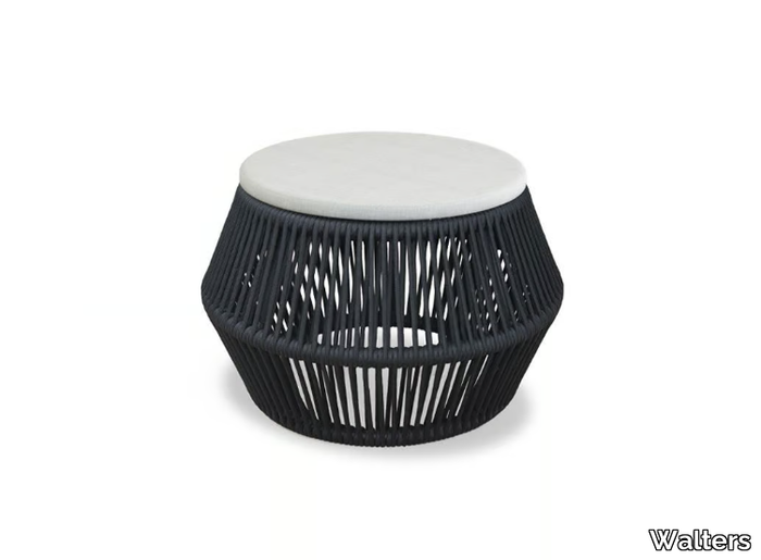 RESORT CHAMBERS - Round aluminium garden side table _ Walters