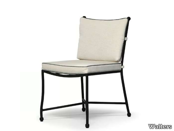 RESORT ANGELO - Upholstered aluminium garden chair _ Walters